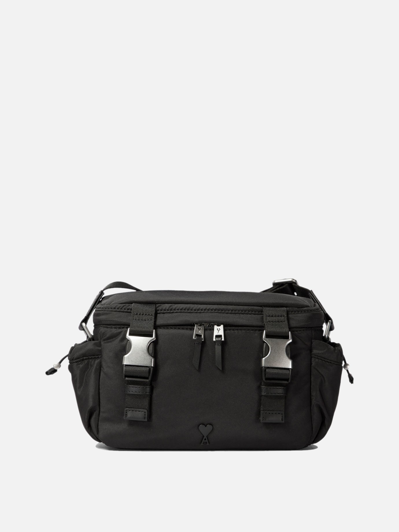 Ami Paris "Ami de Coeur" messenger bag Black