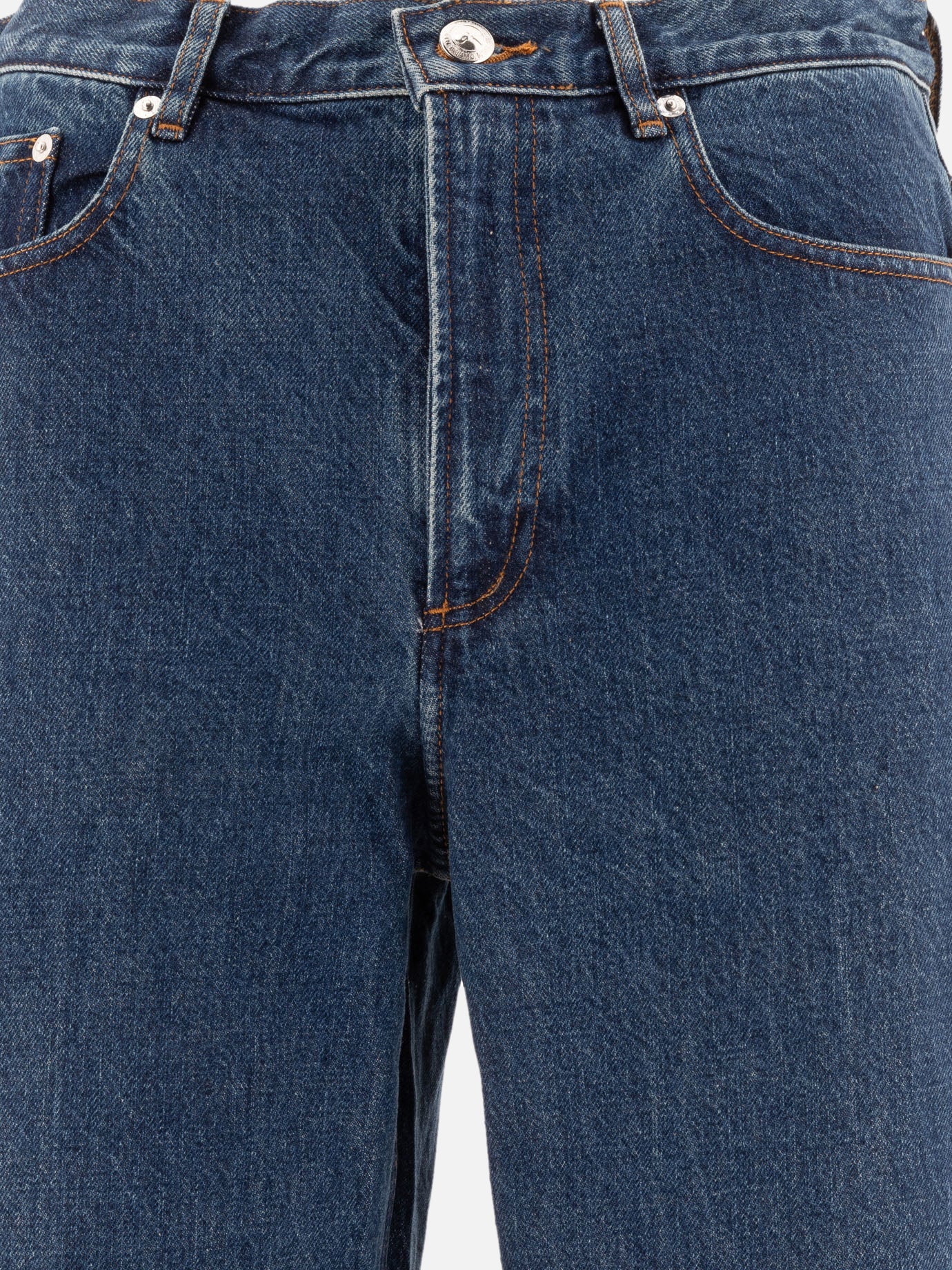 Straight-leg jeans Solid colour  Blue - A.P.C. Men | PDP | VIETTI Online Store | thumbnail_3