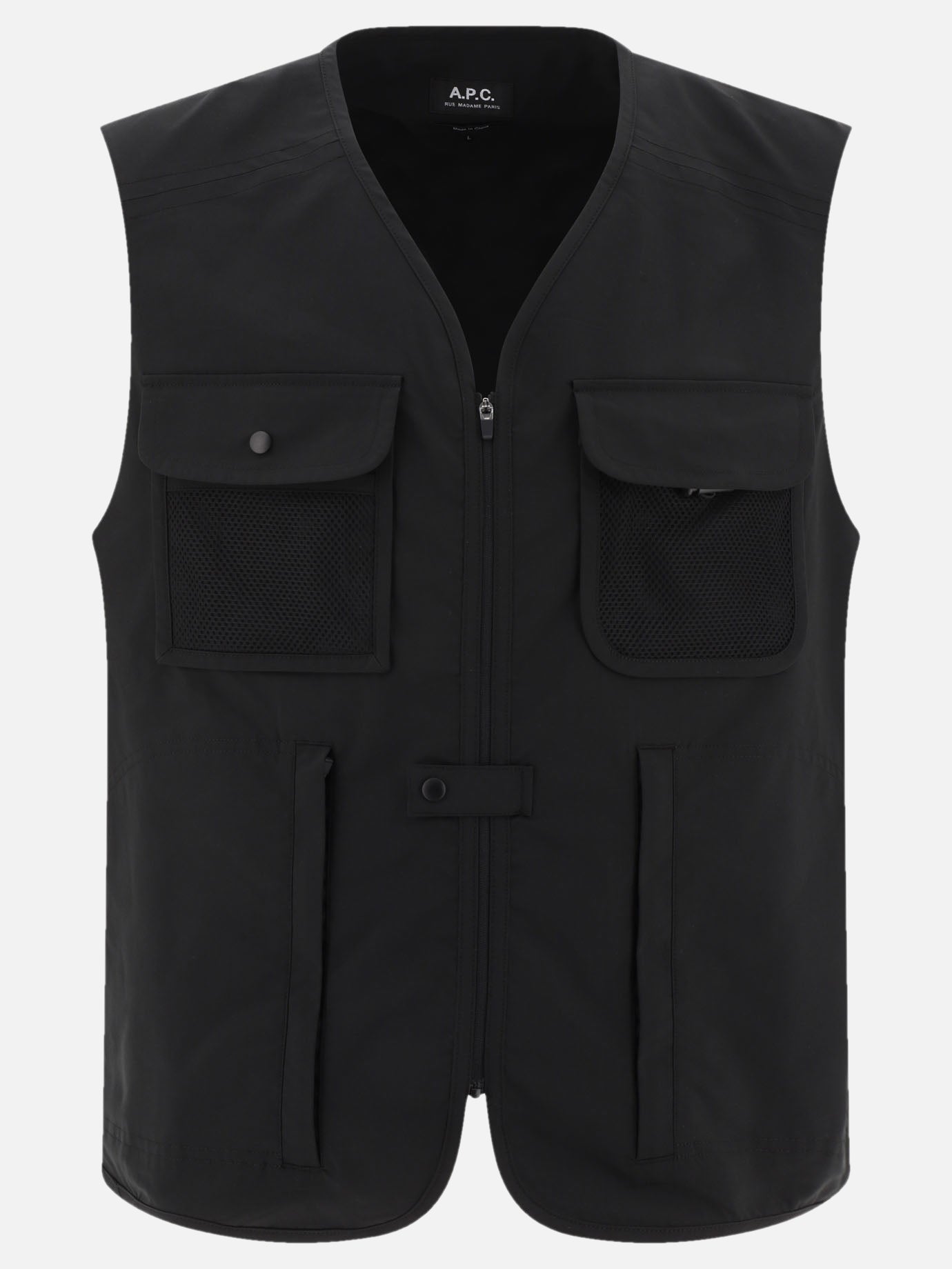 A.P.C. "Alban" vest jacket Black