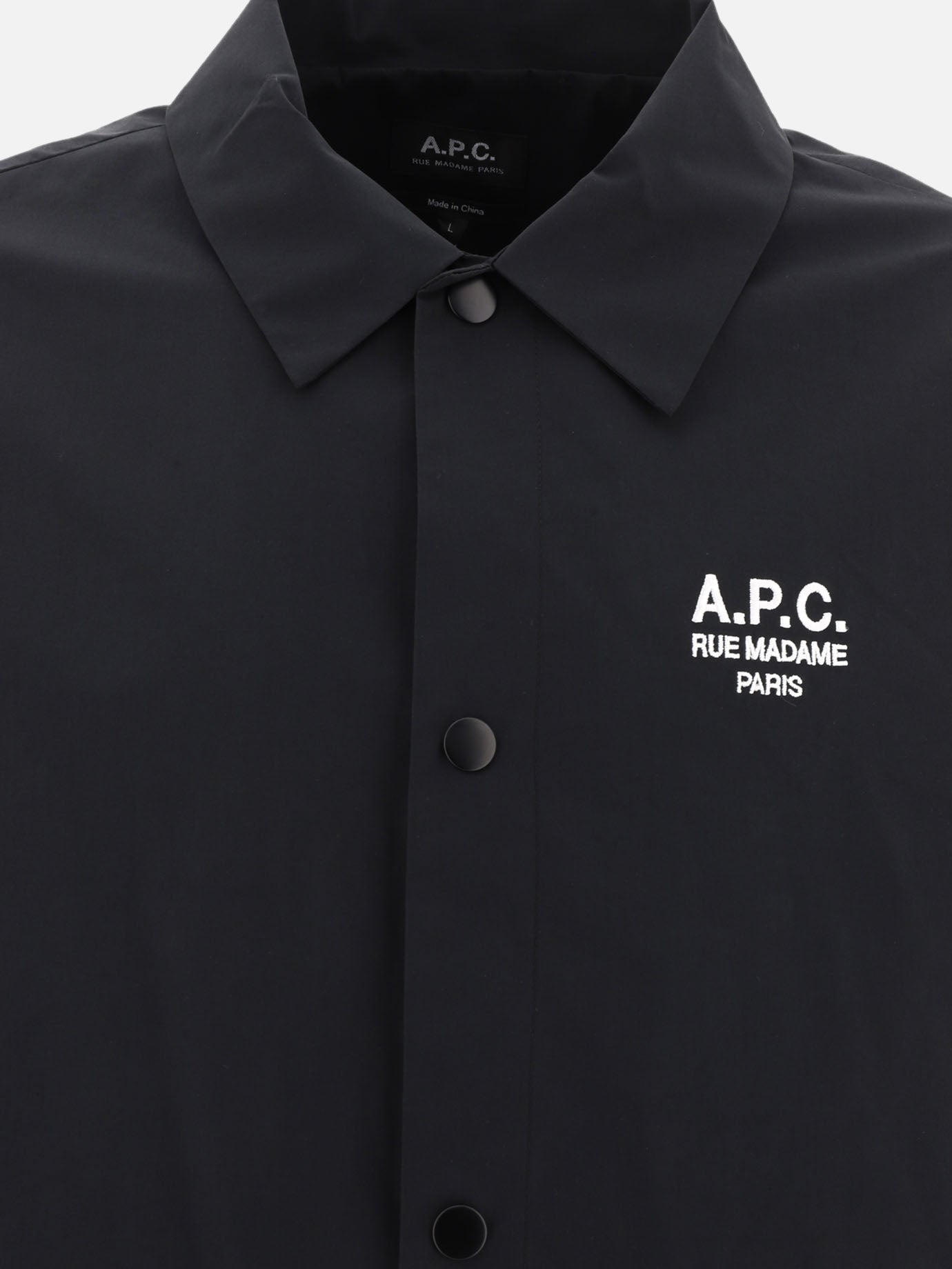 A.P.C. "Regis" overshirt Black