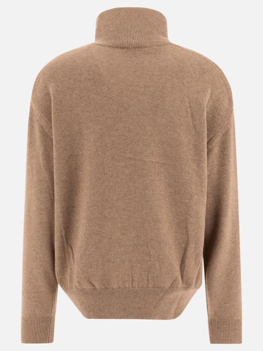 Turtleneck sweaters Solid colour  Brown - Auralee Women | PDP | VIETTI Online Store | 2
