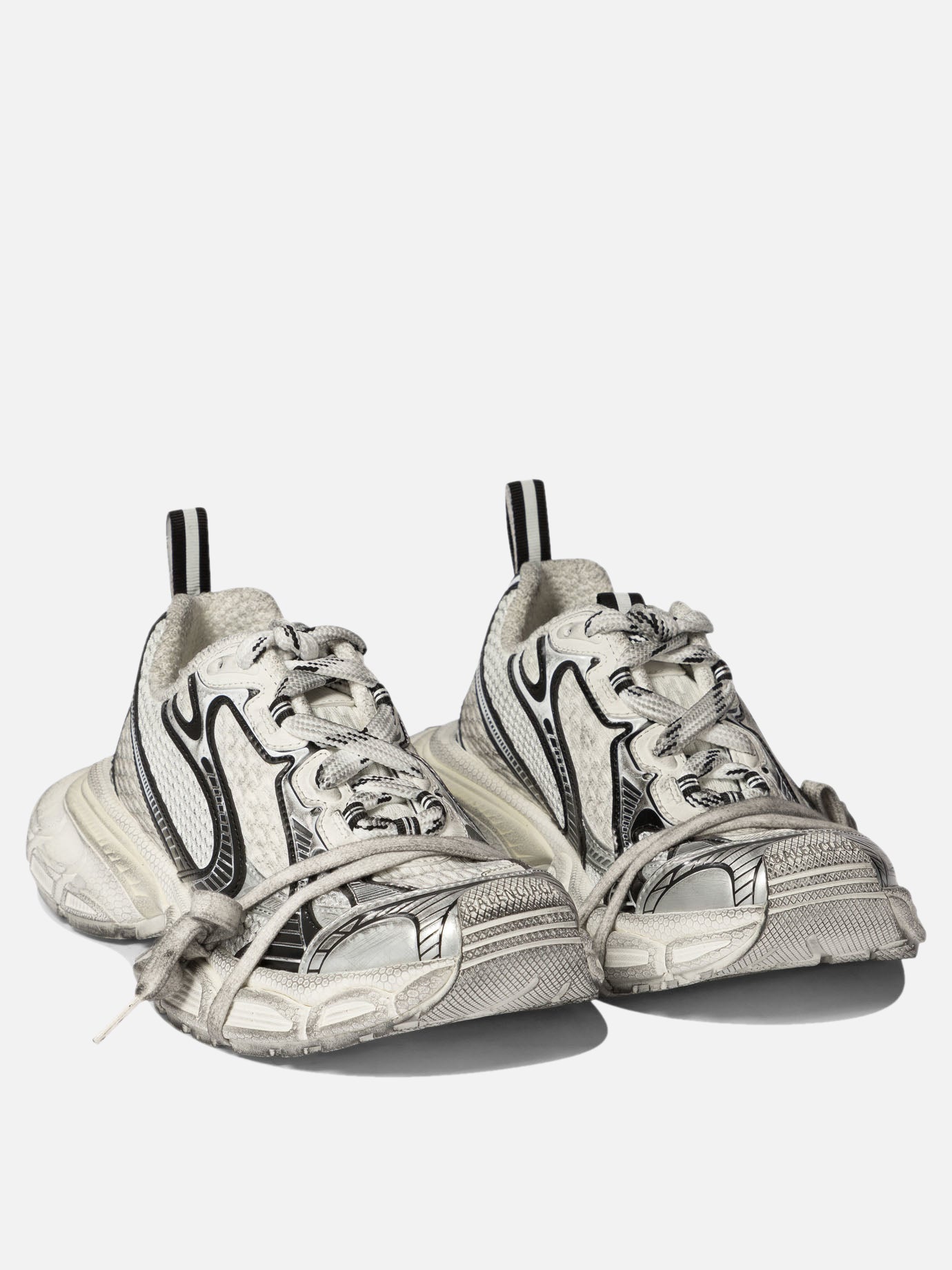 Low top sneakers 55% polyurethane 45% polyester - 100% rubber  White - Balenciaga Women | PDP | VIETTI Online Store | Zoom-Modal_2
