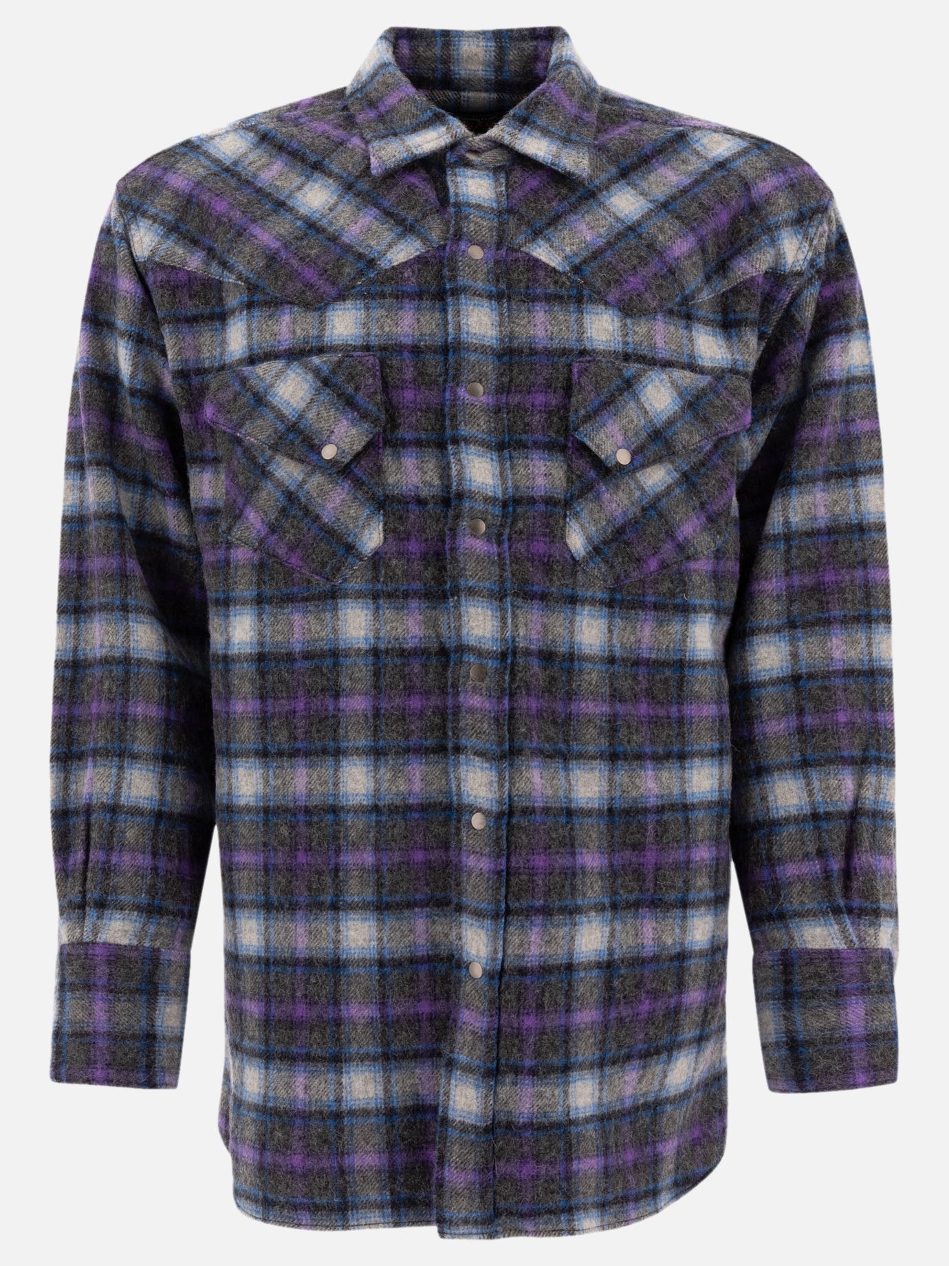 Casual shirts Check  Purple - Beams Plus Men | PDP | VIETTI Online Store | Zoom-Modal
