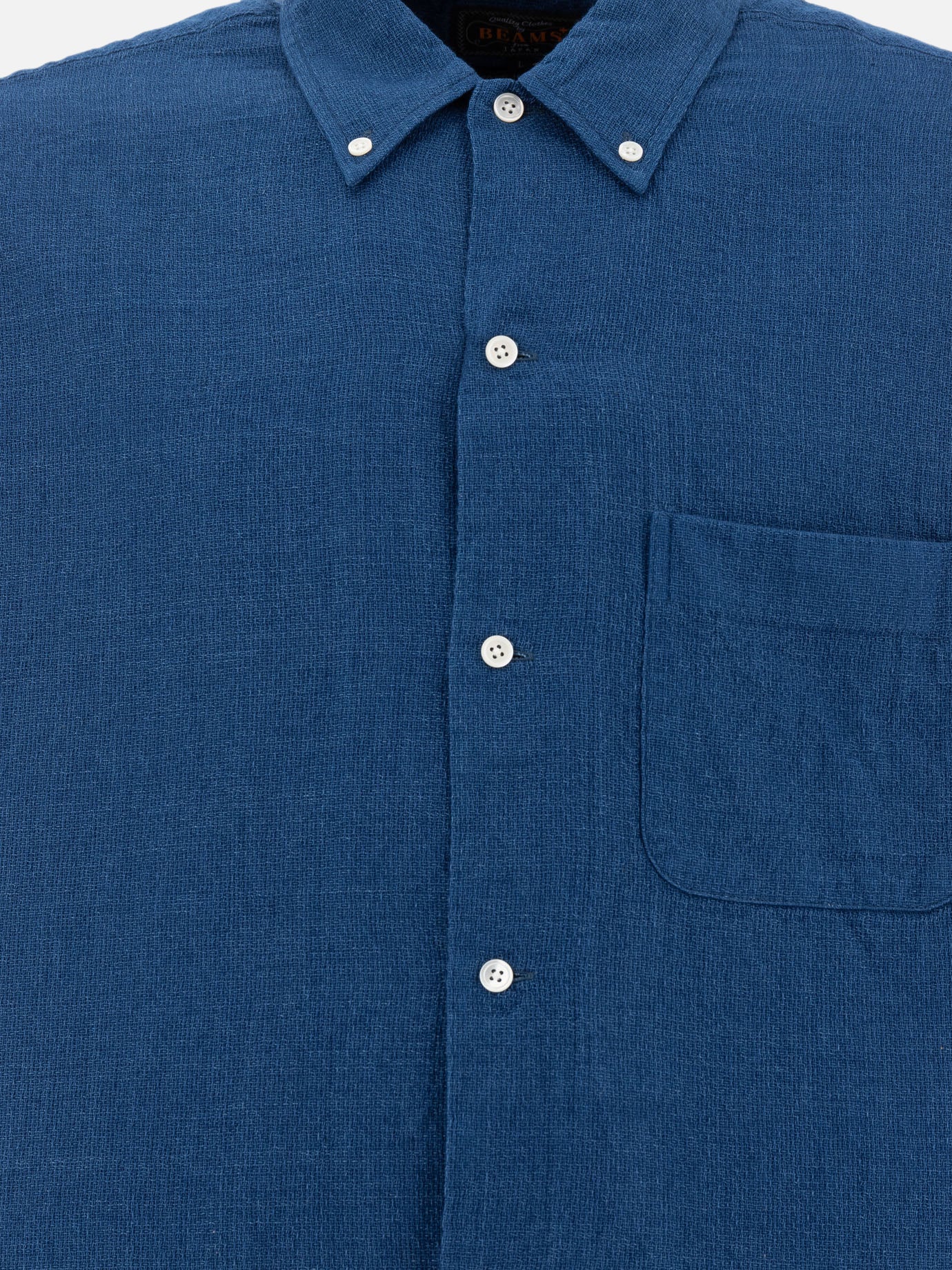 Casual shirts Solid colour  Blue - Beams Plus Men | PDP | VIETTI Online Store | thumbnail_3