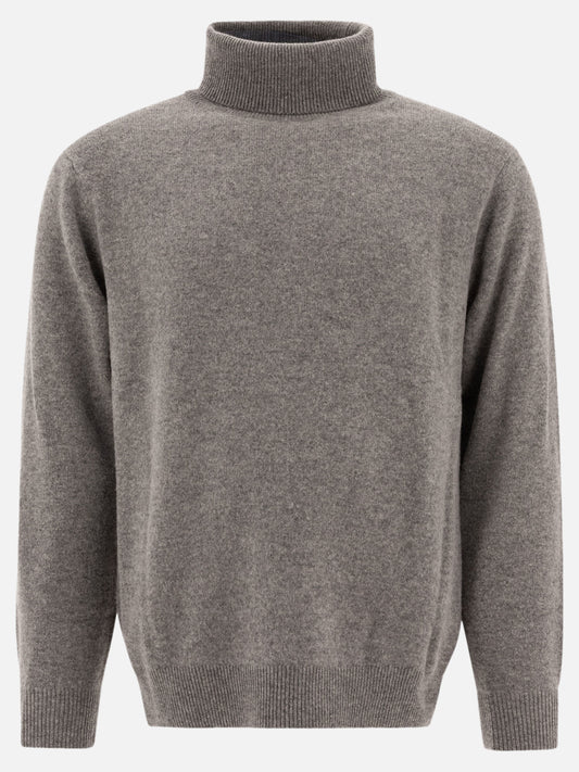 Turtleneck sweaters Solid colour  Grey - Beams Plus Men | PLP | VIETTI Online Store 

