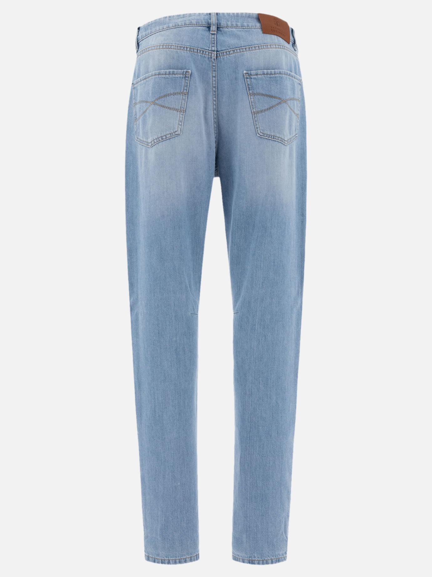 Lightweight denim leisure fit jeans