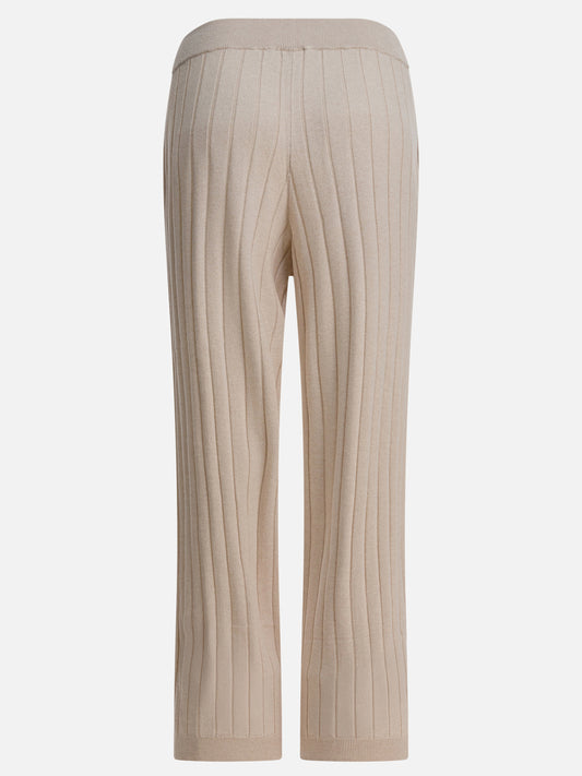 Leisure trousers Solid colour  Beige - Brunello Cucinelli Women | PLP | VIETTI Online Store | 2
