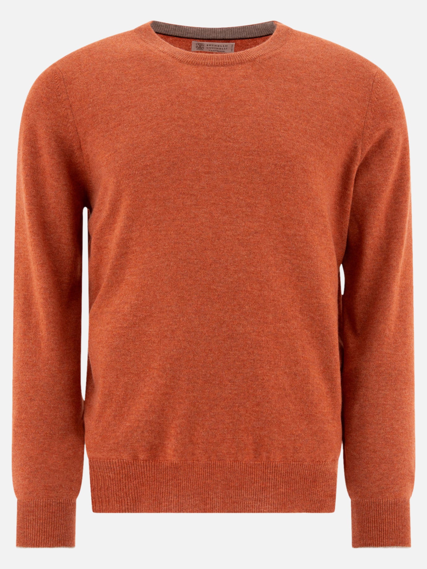 Brunello Cucinelli Cashmere sweater Orange