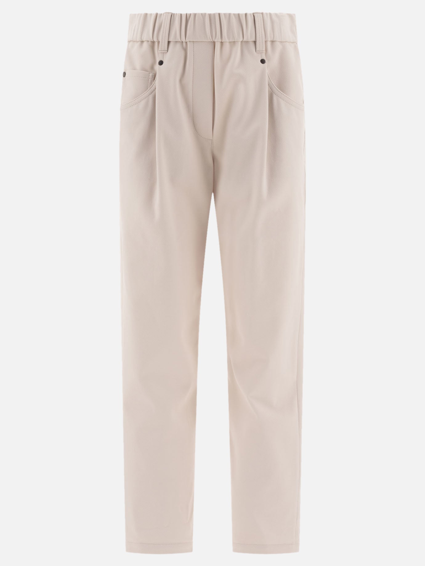 "Shiny Bartack" baggy trousers