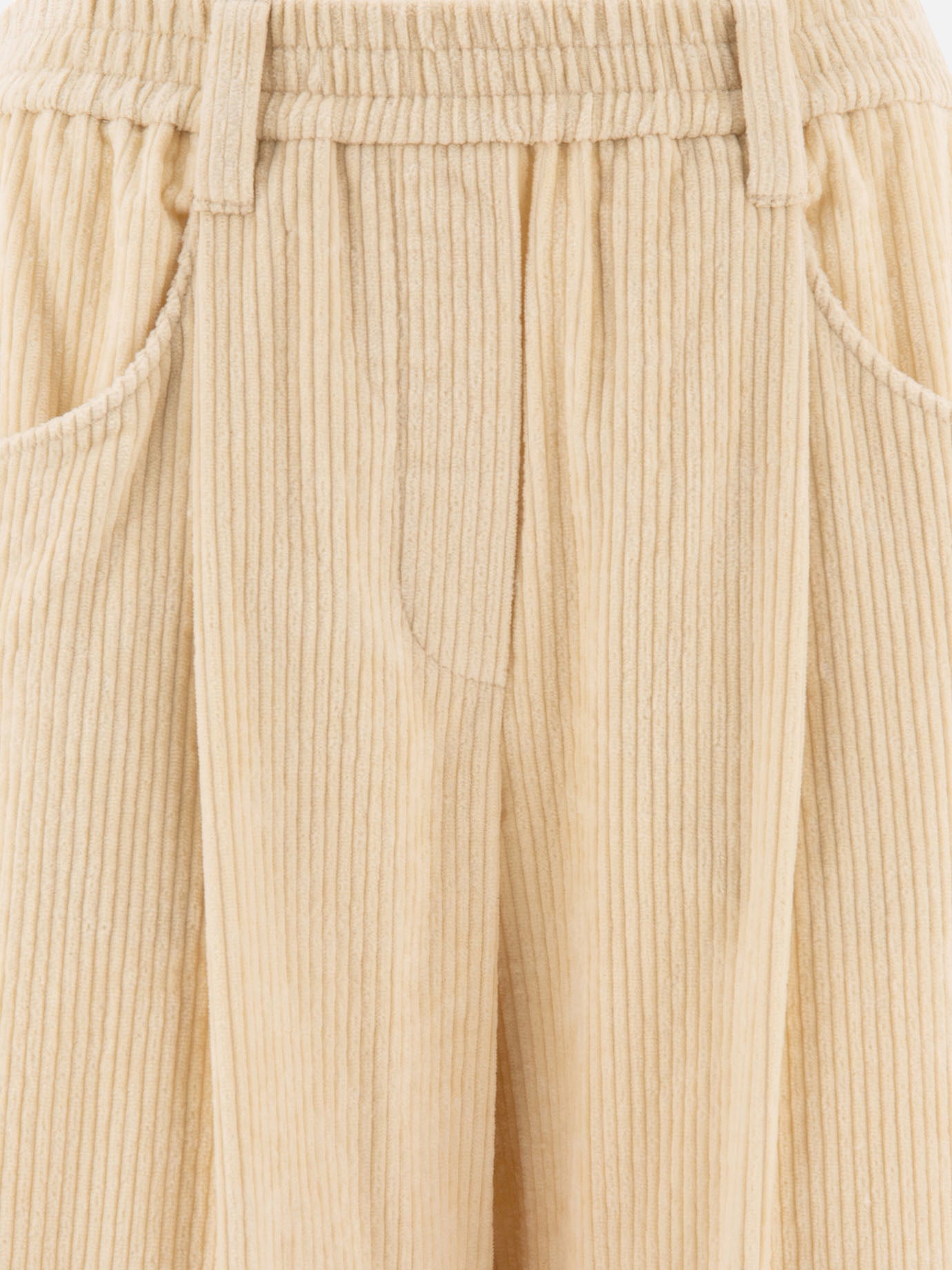 "Baggy" corduroy trousers