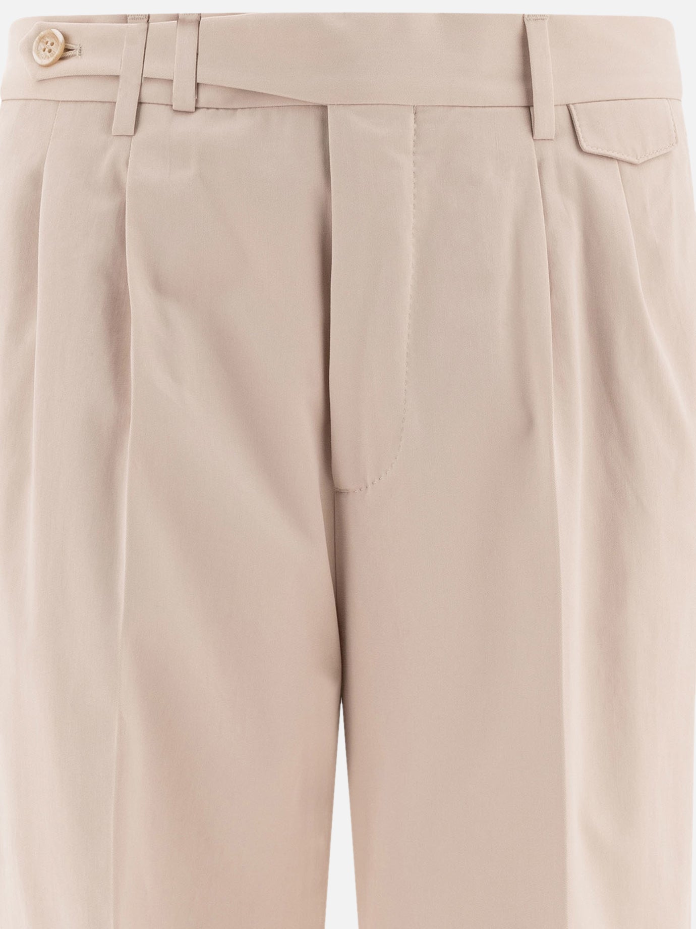 Brunello Cucinelli Tailored trousers with pleats Beige