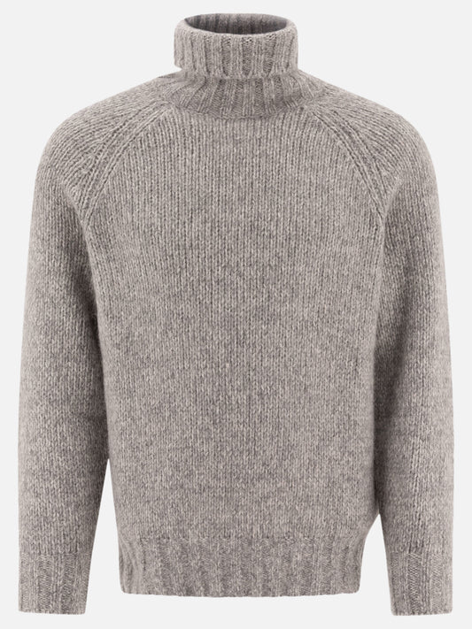 Brunello Cucinelli Melange turtleneck sweater Grey