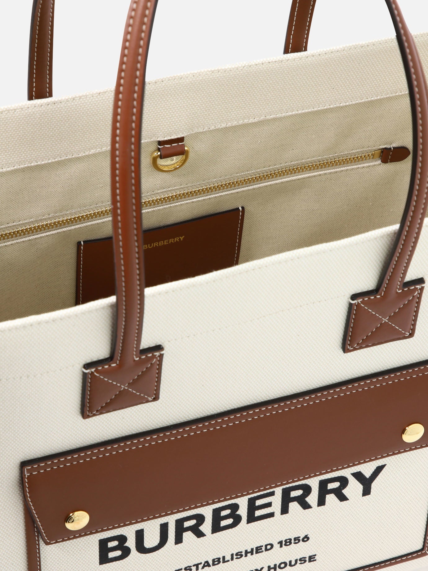 Burberry "Medium Freya" tote bag Beige