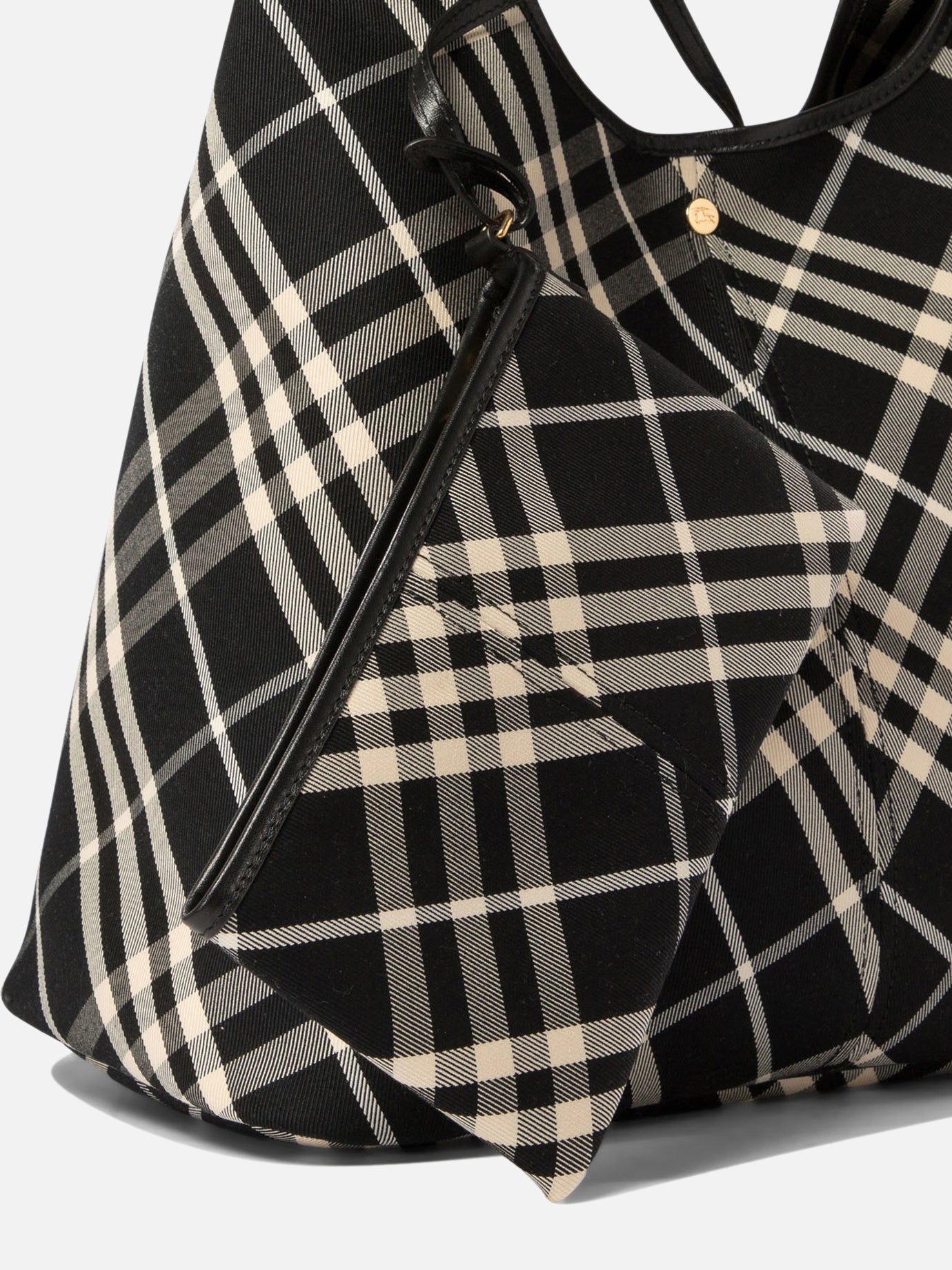 Burberry "Check Large" tote bag Black