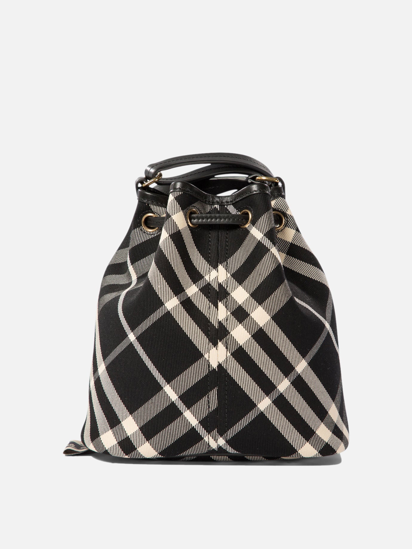 "Check Mini" bucket bag