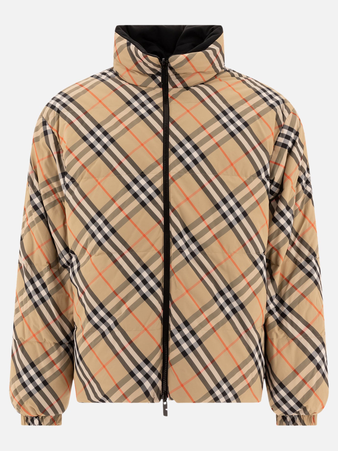 Burberry "Check" down jacket Beige