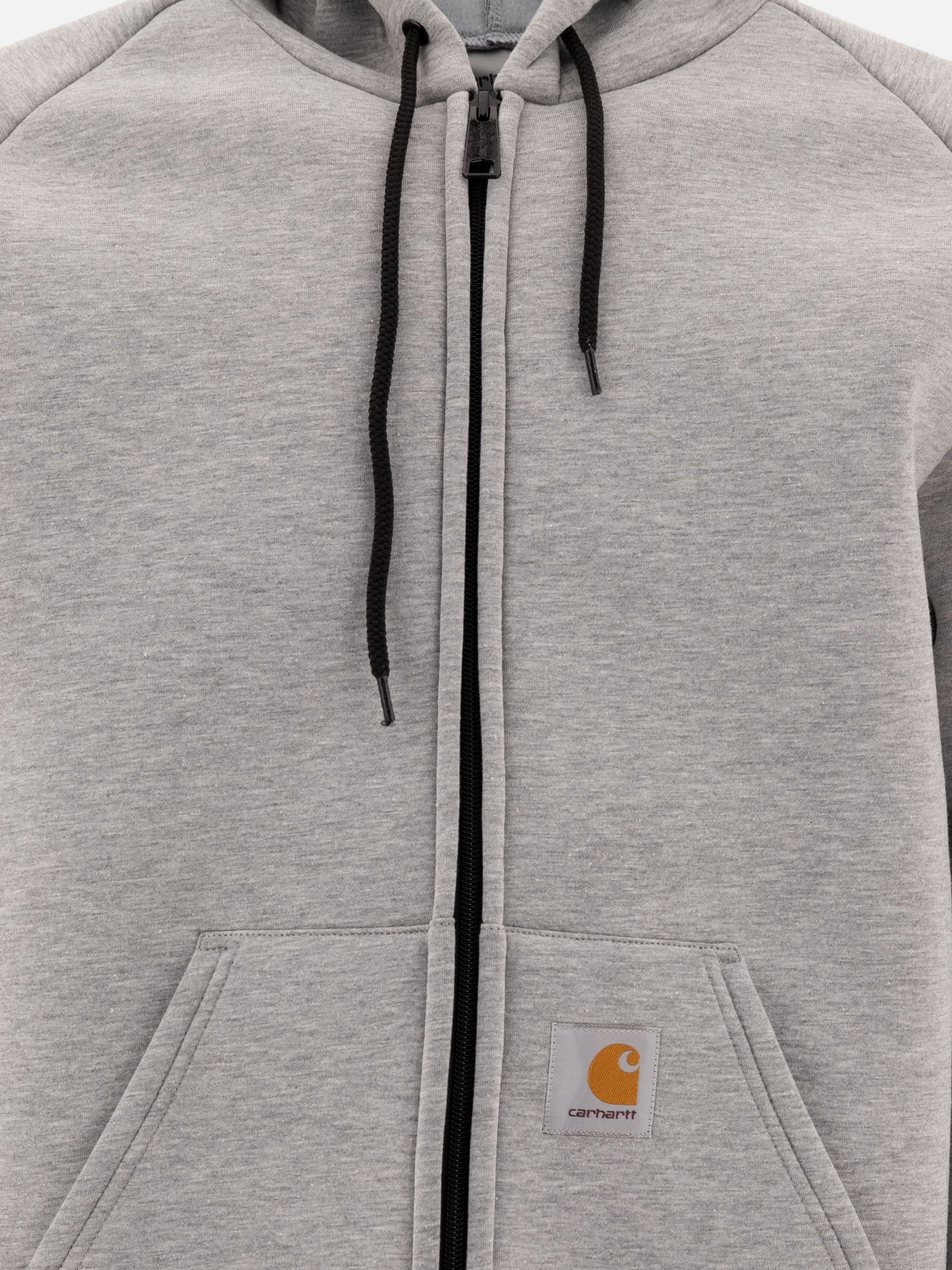 Carhartt WIP "Car-Lux" zipped hoodie Grey