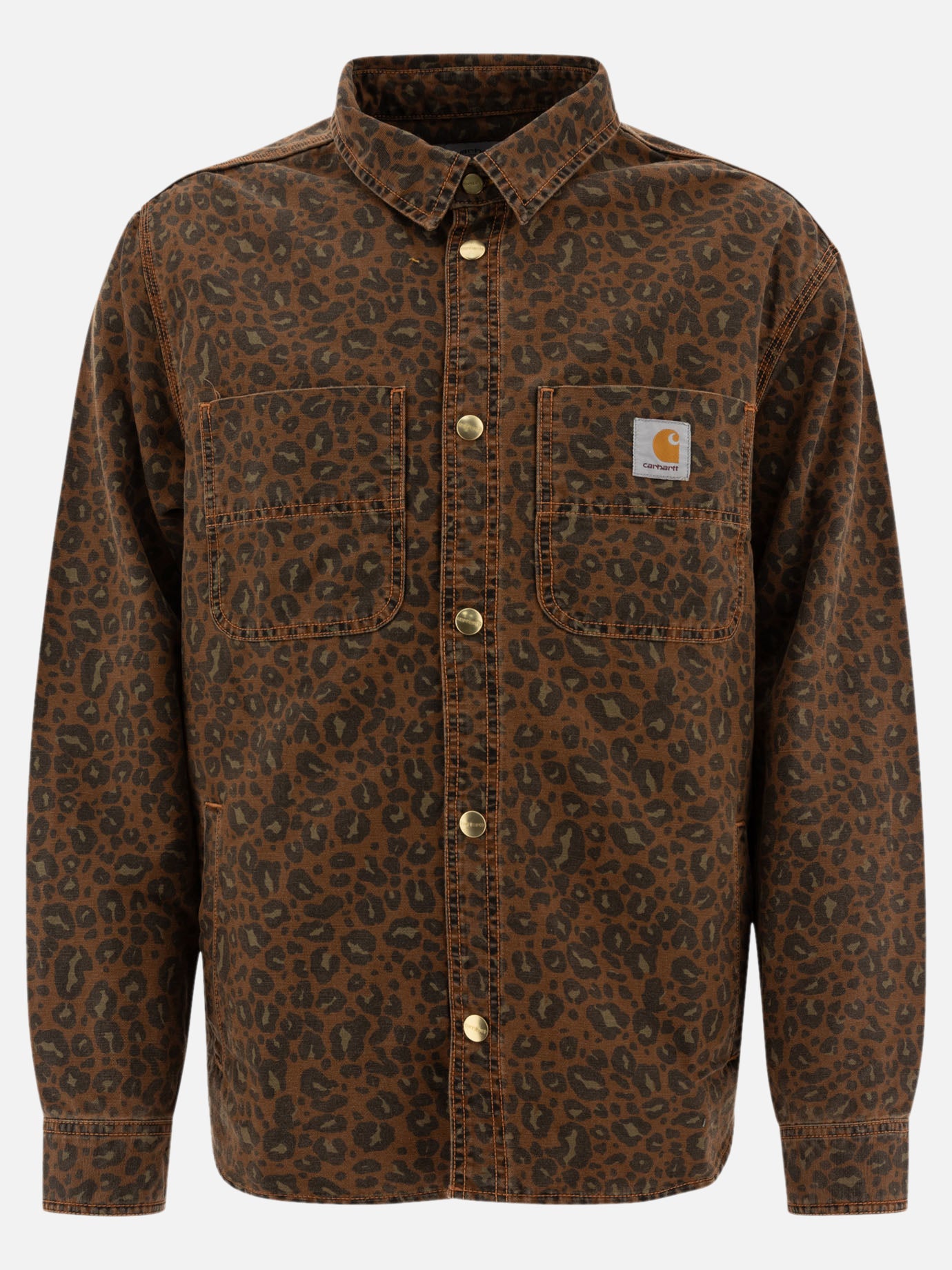 Overshirt jackets Animal print  Brown - Carhartt WIP Men | PDP | VIETTI Online Store | thumbnail