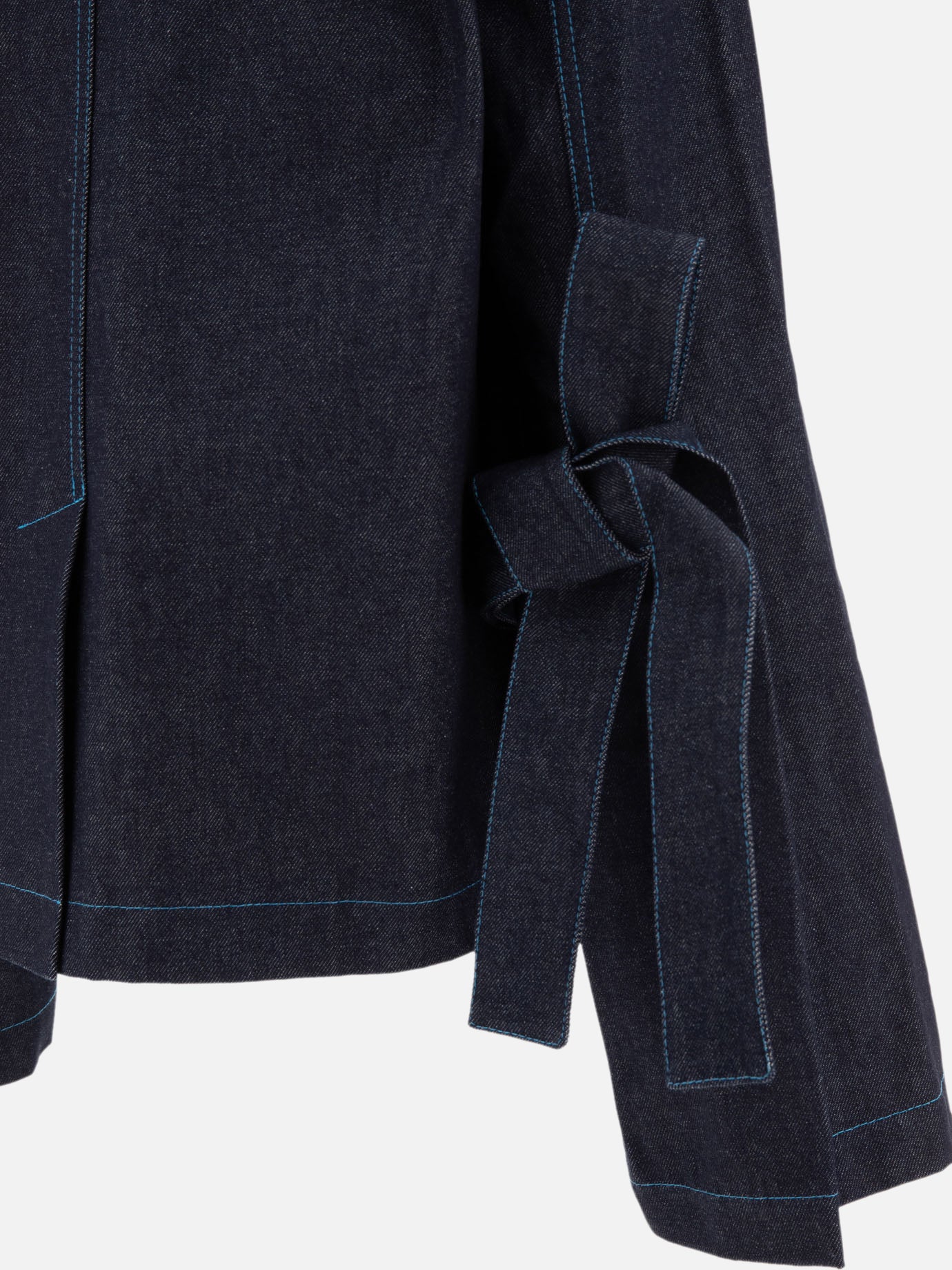 Denim jackets Solid colour  Blue - Cecilie Bahnsen Women | PDP | VIETTI Online Store | Zoom-Modal_4
