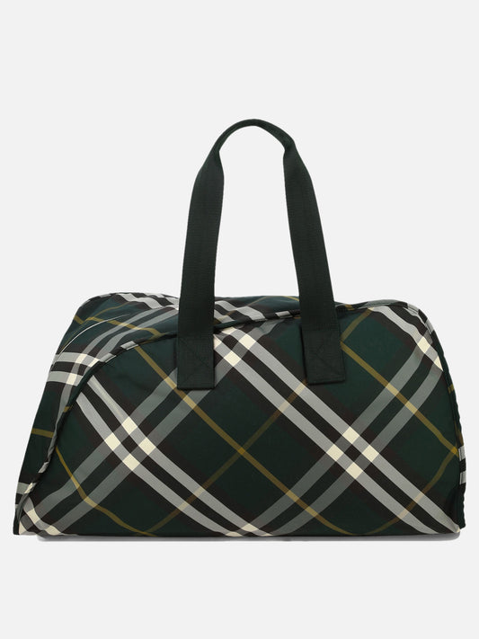 Travel bags Check  Green - Burberry Men | PDP | VIETTI Online Store 
