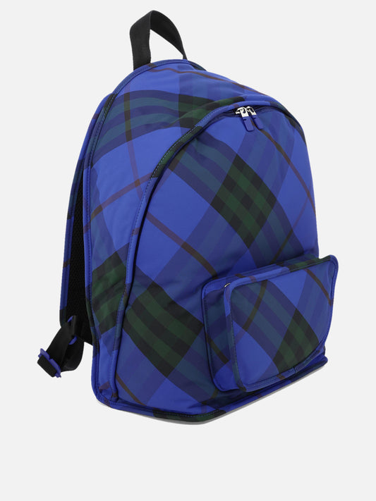 Classic backpacks Check  Blue - Burberry Men | PDP | VIETTI Online Store | 2
