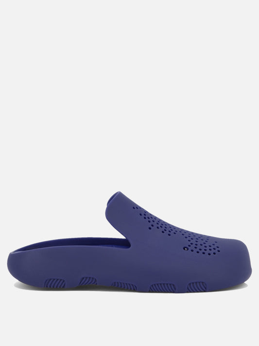 Slippers 100% synthetic rubber - 100% synthetic rubber  Blue - Burberry Men | PLP | VIETTI Online Store 
