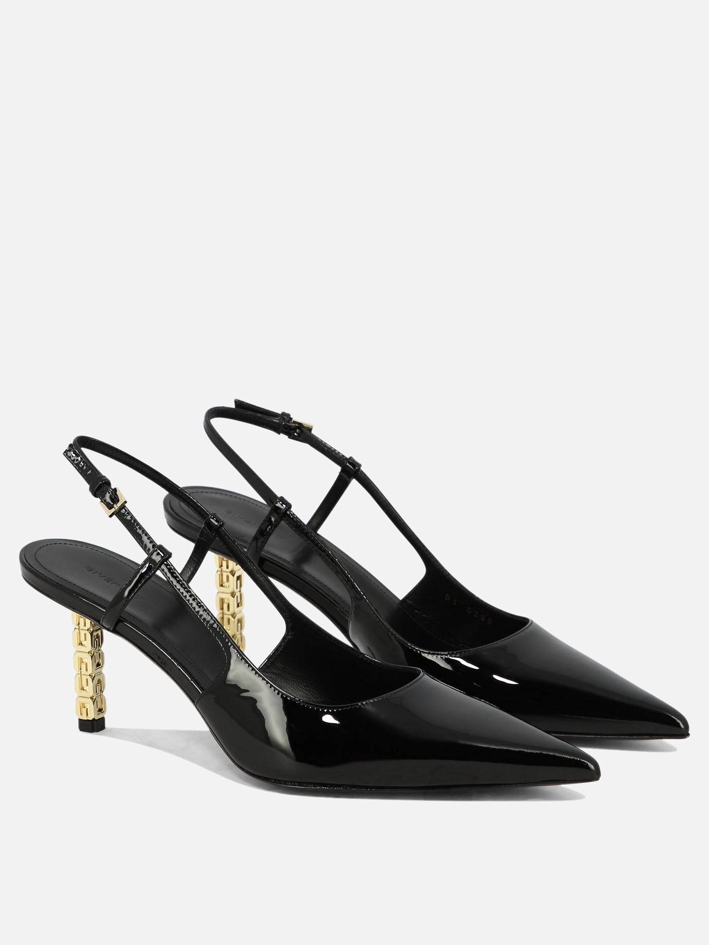 Givenchy "G Cube" 80mm slingback pumps Black