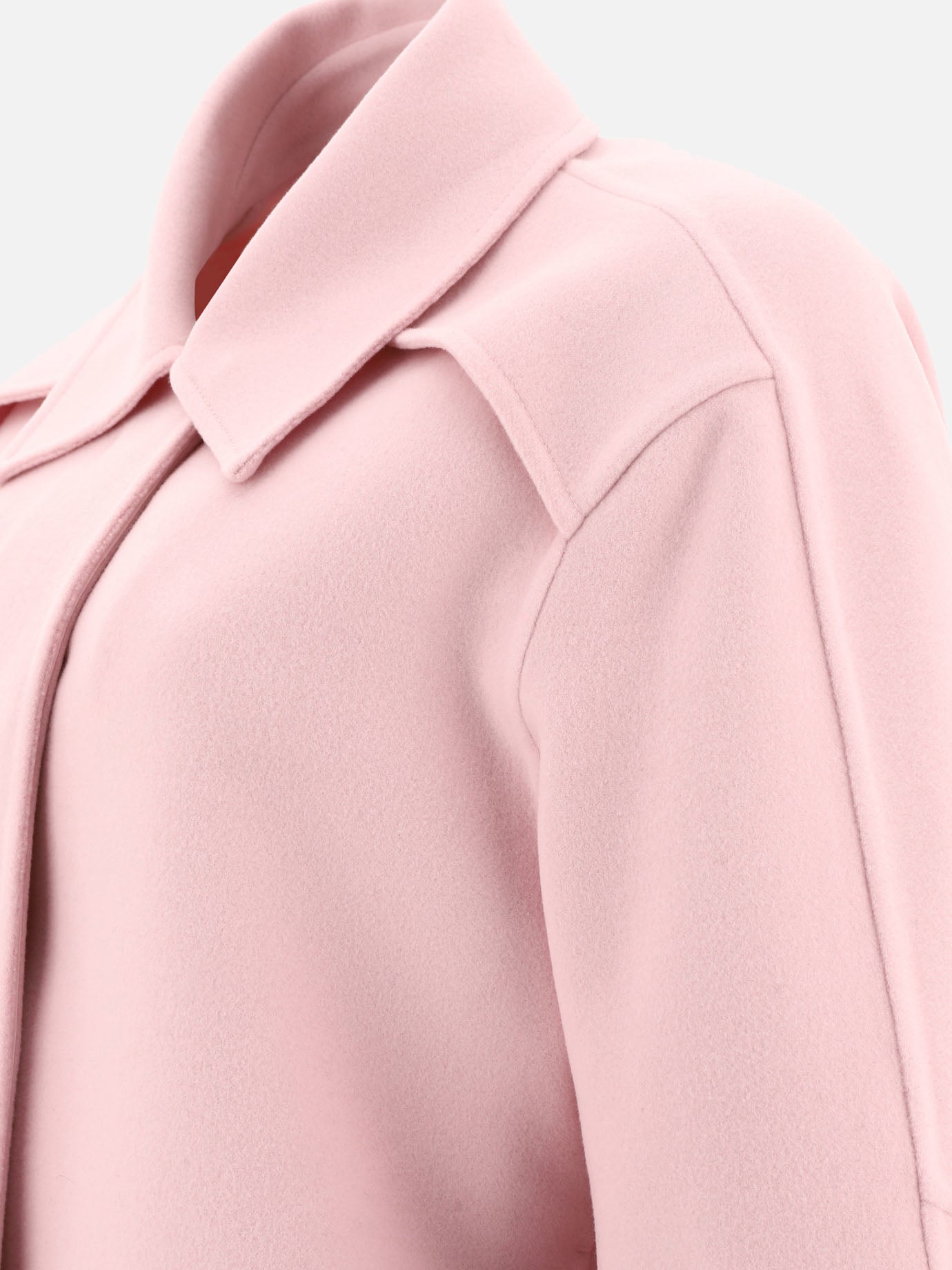 Overshirt jackets Solid colour  Pink - Jil Sander Women | PDP | VIETTI Online Store | thumbnail_4