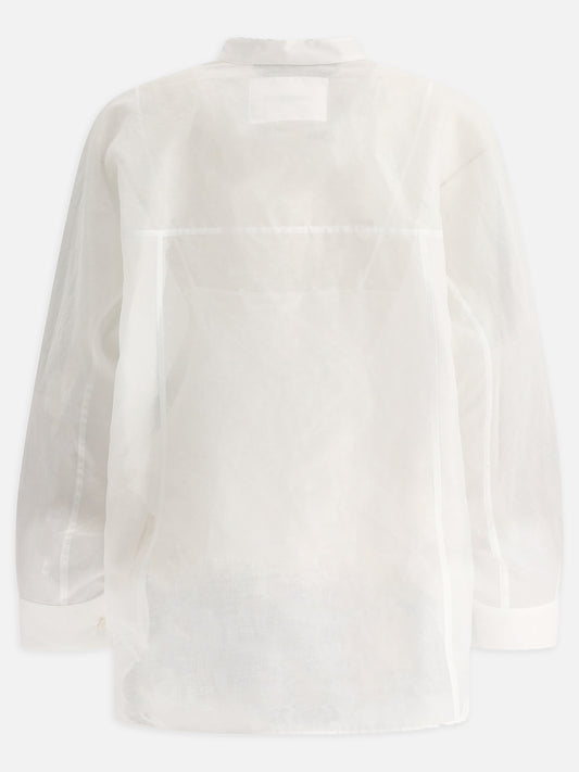 Casual shirts Solid colour  White - Jil Sander Women | PDP | VIETTI Online Store | 2
