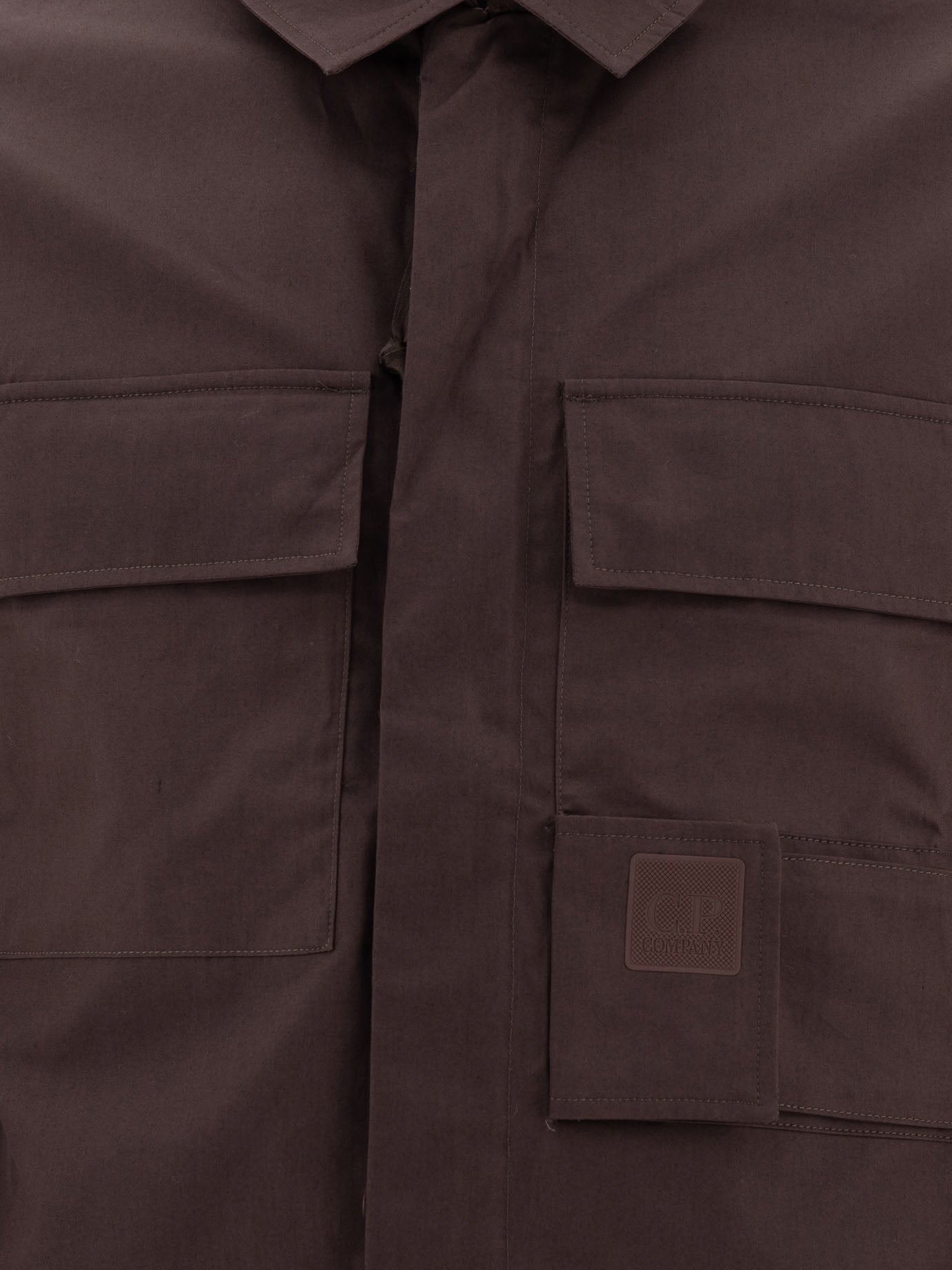 C.P. Company &quot;The Metropolis Serie Utility&quot; gabardine overshirt 19111858_M Brown thumbnail_3