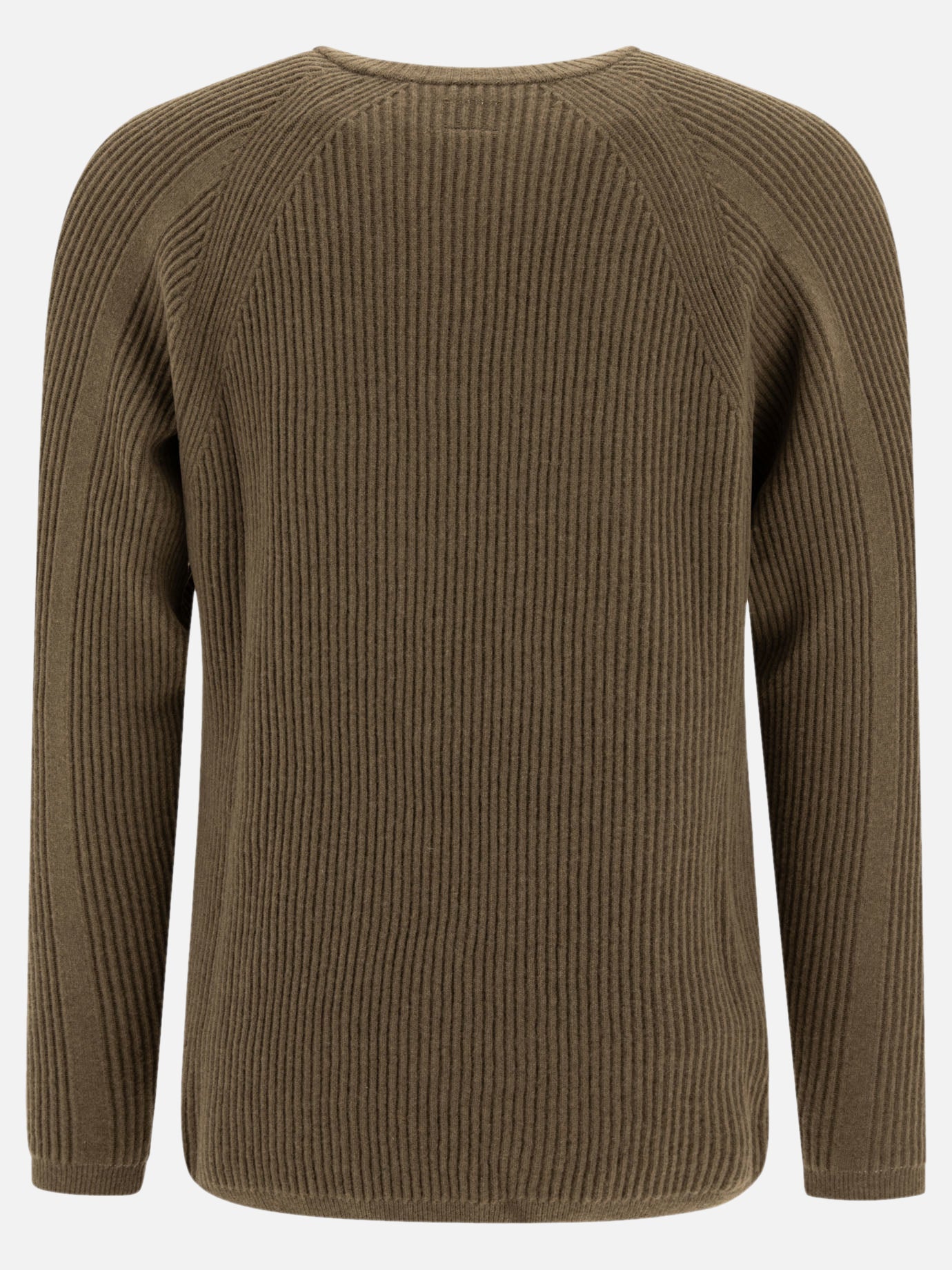 Lens-detail ribbed sweater