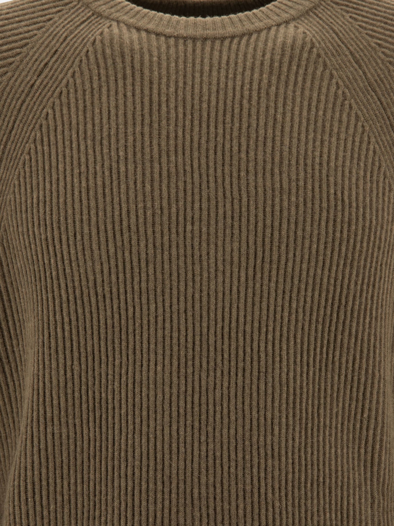 Lens-detail ribbed sweater