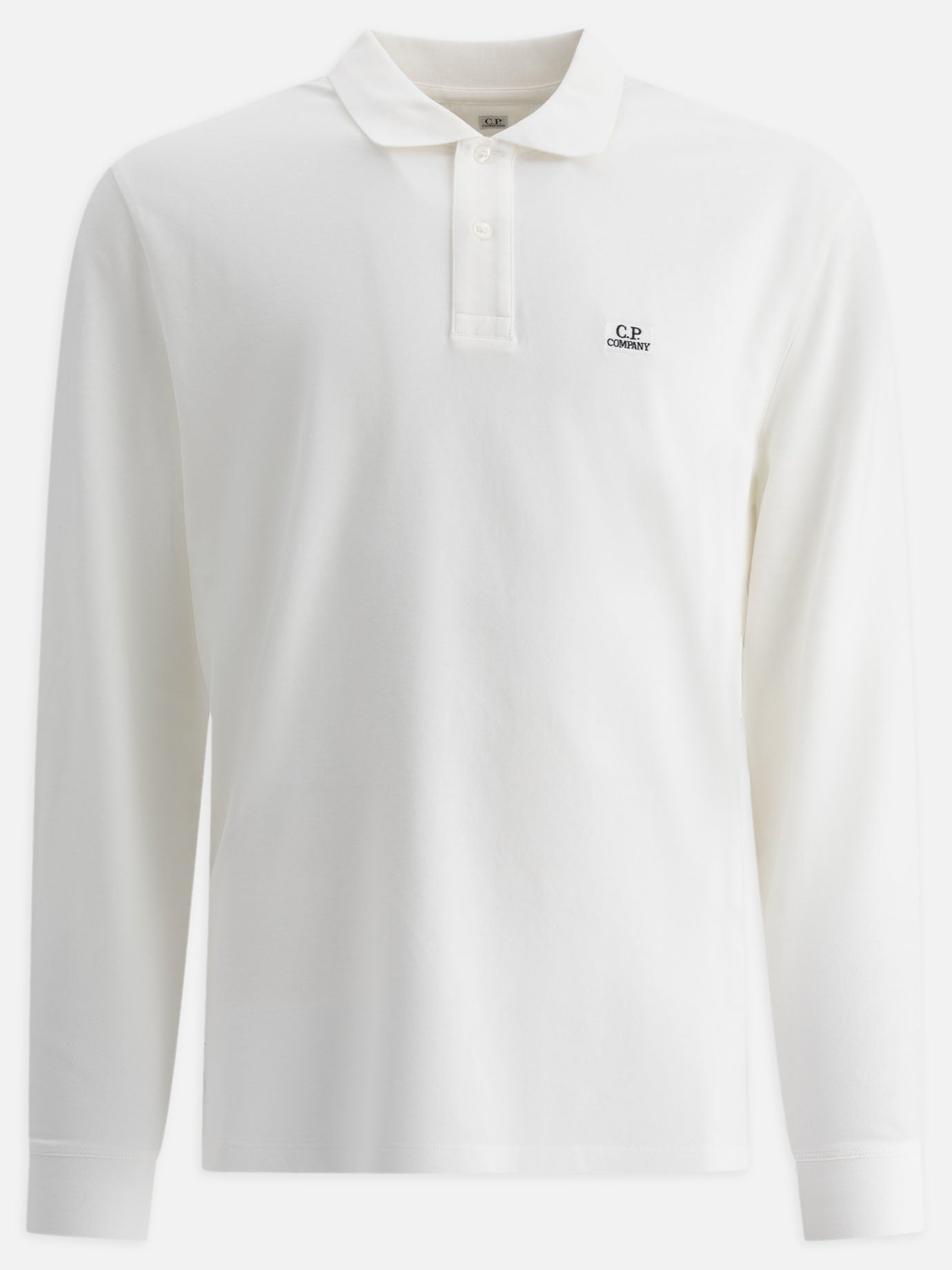 C.P. Company Stretch piquet polo shirt White