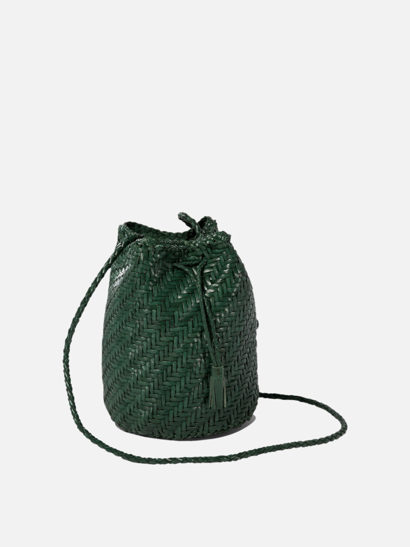 Dragon Diffusion "Pompom Double Jump" bucket bag Green