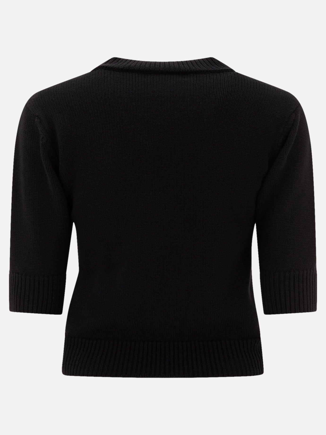 Elie Saab Embroidered sweater Black