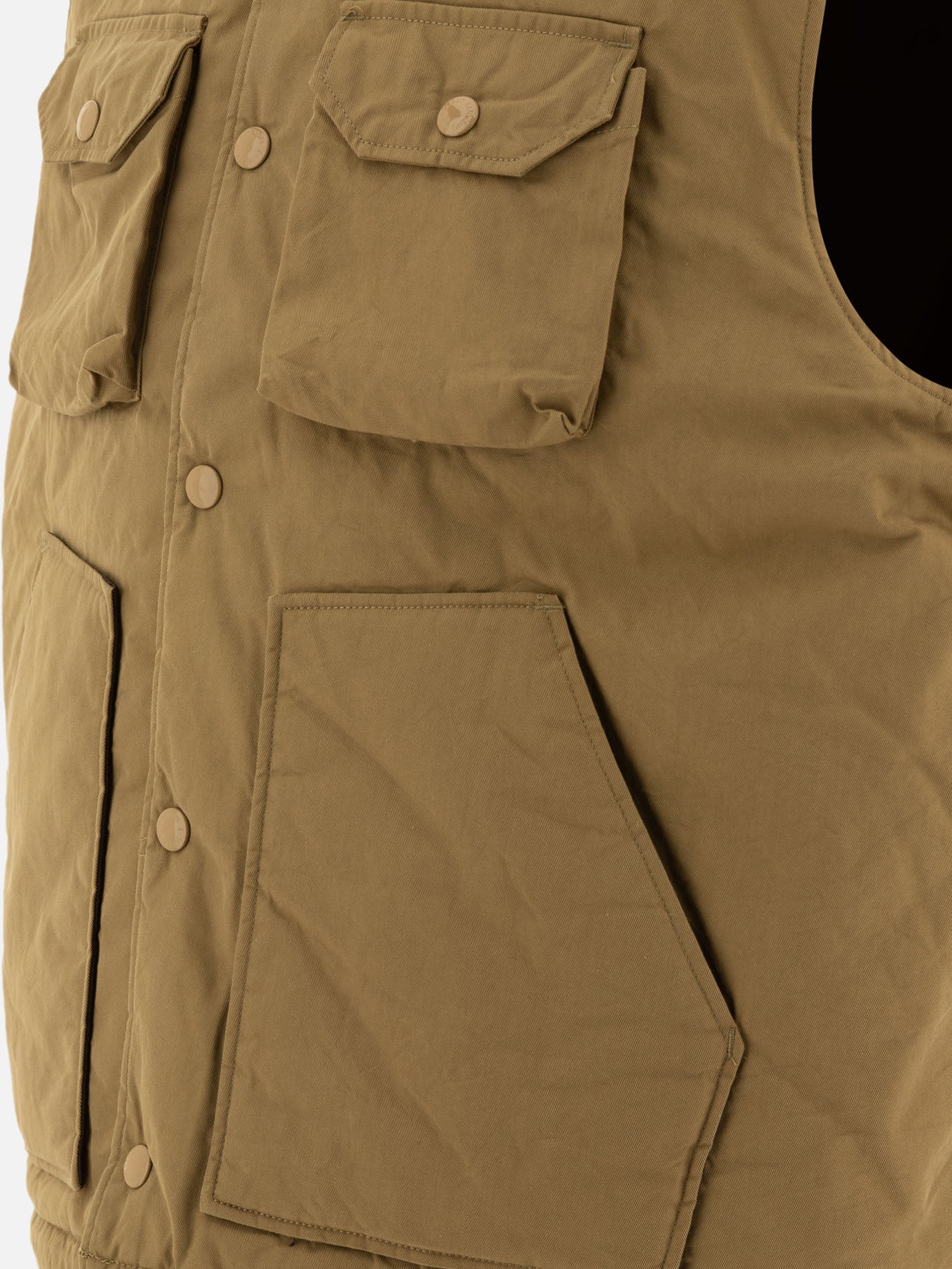 Engineered Garments "Field" vest jacket Beige