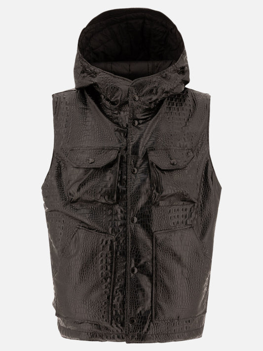 Engineered Garments "Field" vest jacket Black