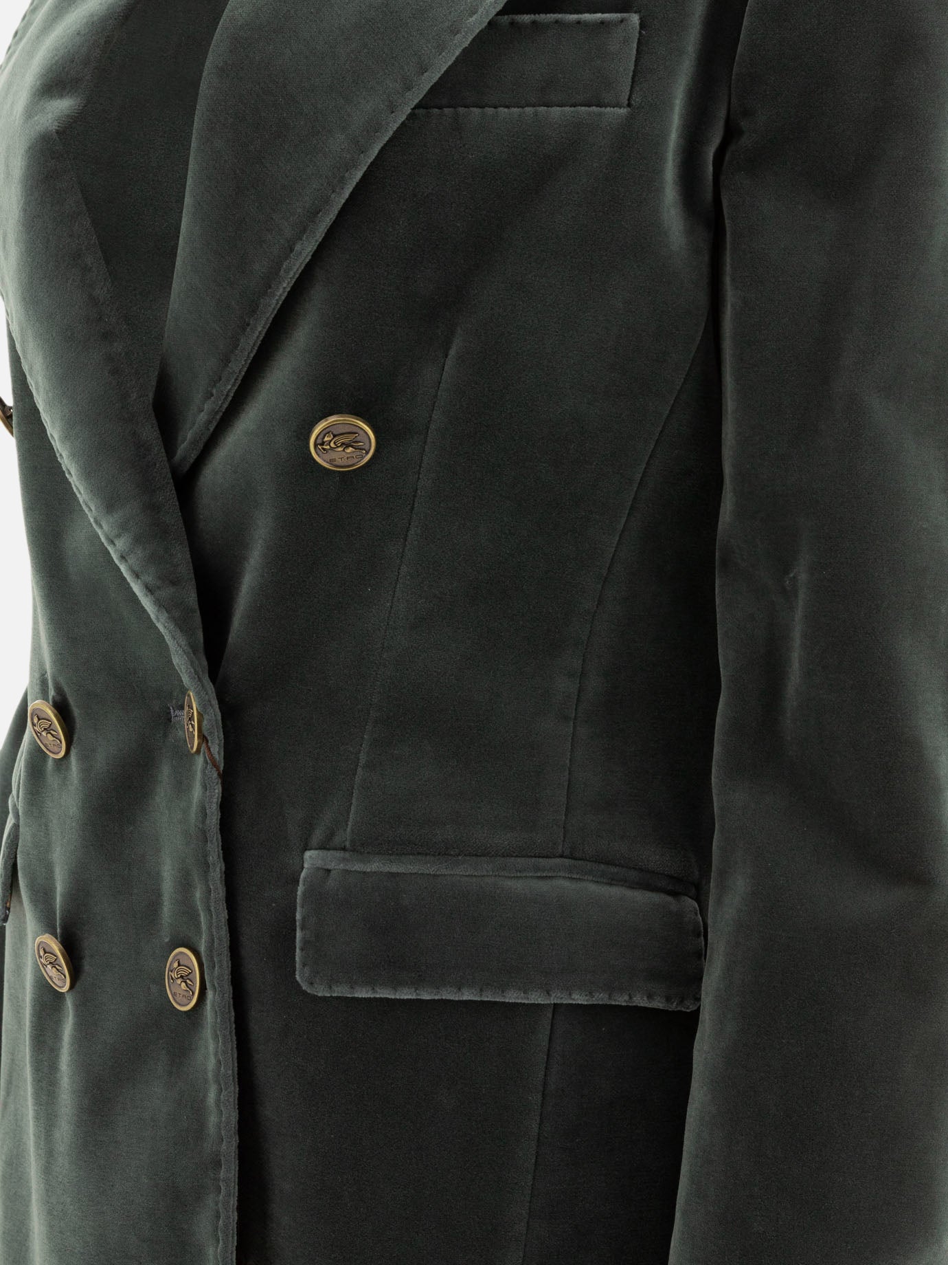 Blazers Solid colour  Grey - Etro Women | PDP | VIETTI Online Store | thumbnail_4