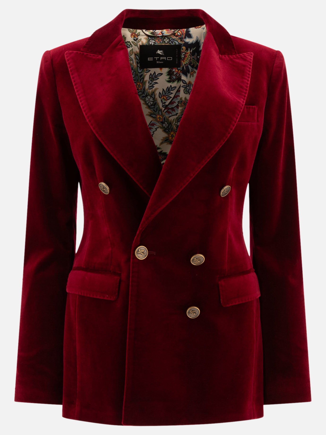 Blazers Solid colour  Bordeaux - Etro Women | PDP | VIETTI Online Store | thumbnail