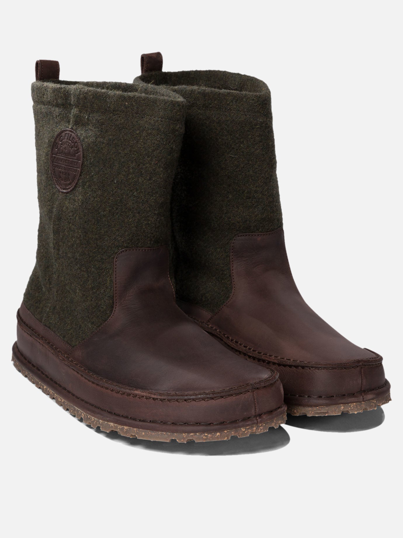 Pull-on boots 60% wool 40% leather - 100% rubber  Green - Filson Men | PDP | VIETTI Online Store | thumbnail_2