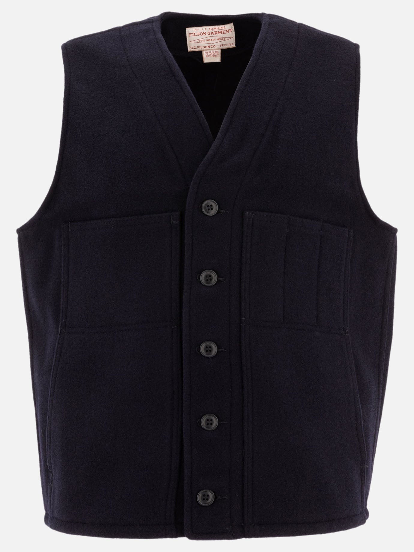 "Mackinaw" wool vest