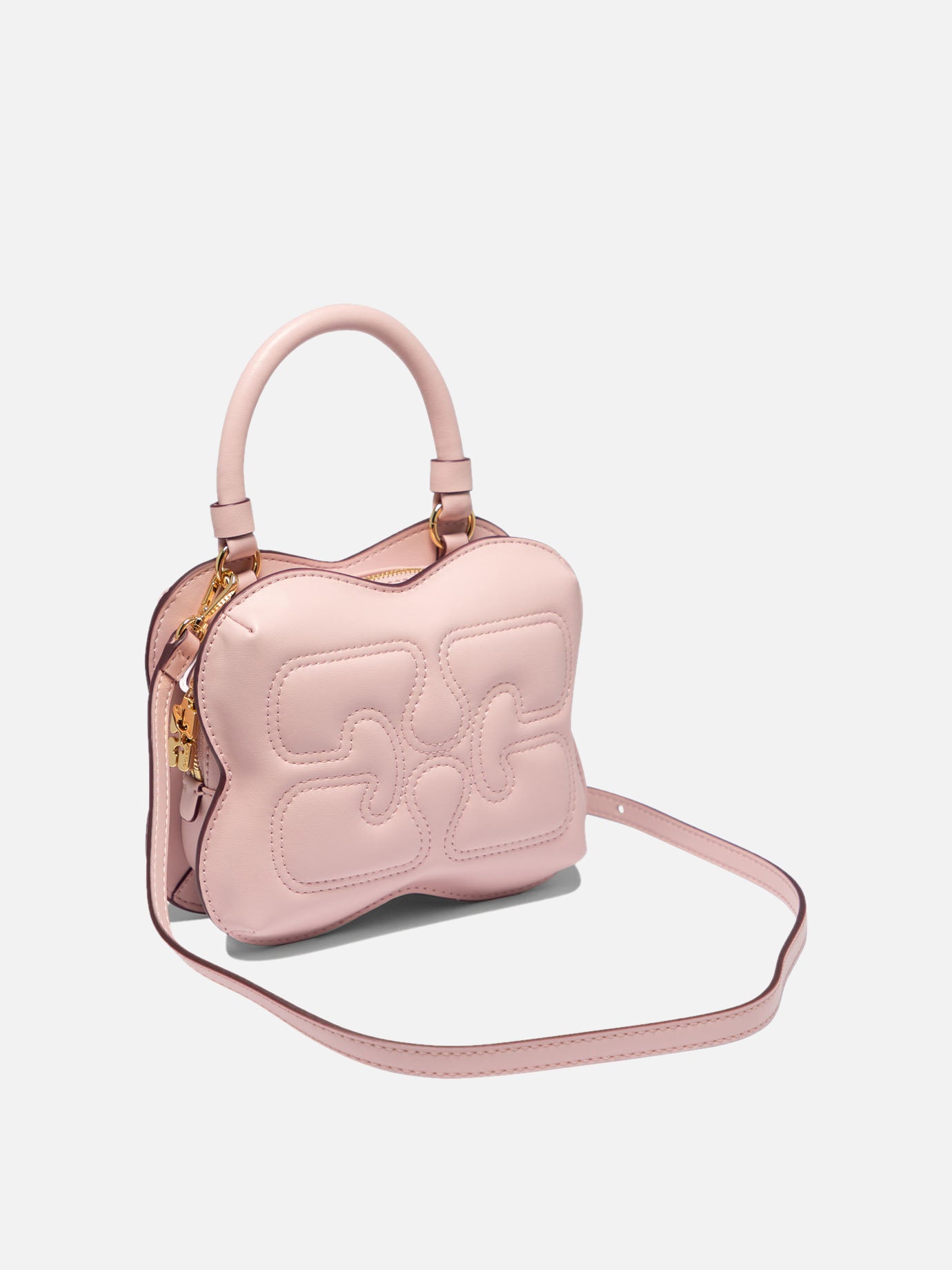 Ganni "Small Butterfly" handbag Pink