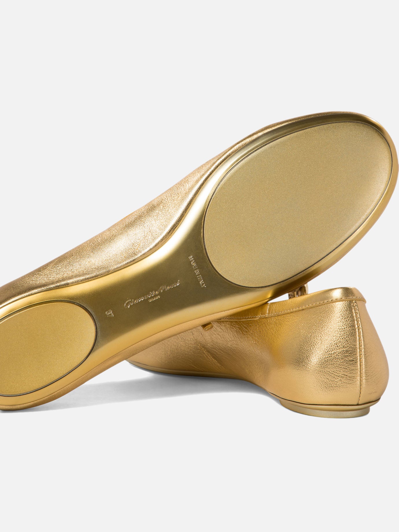 Gianvito Rossi "Carla" ballet flats Gold