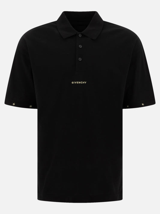 Polo shirt with embroidered logo