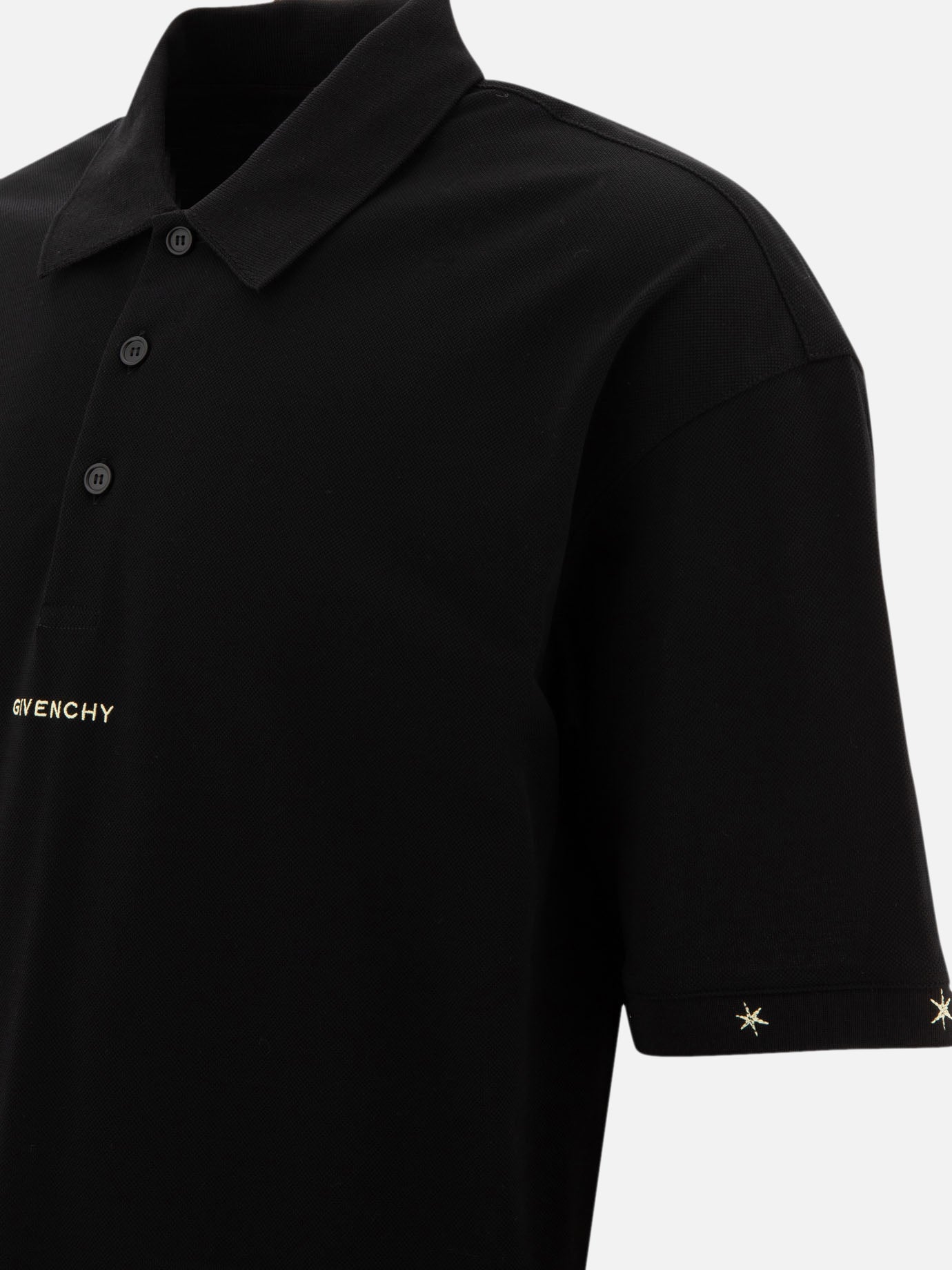 Polo shirt with embroidered logo