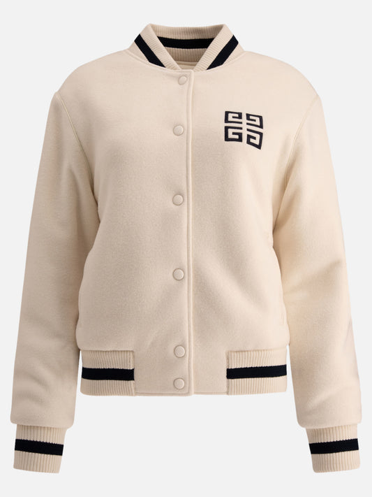 Bomber jackets Logo  White - Givenchy Women | PLP | VIETTI Online Store 
