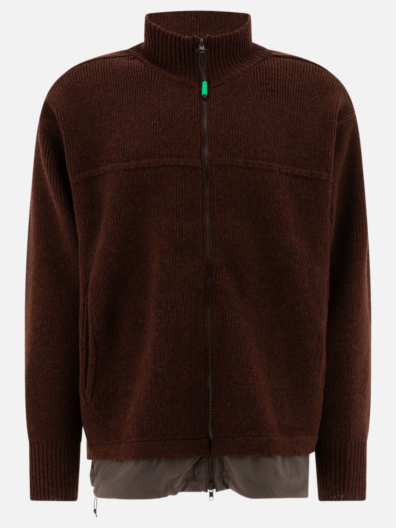 Gr10K "Felted Knit" jacket Brown