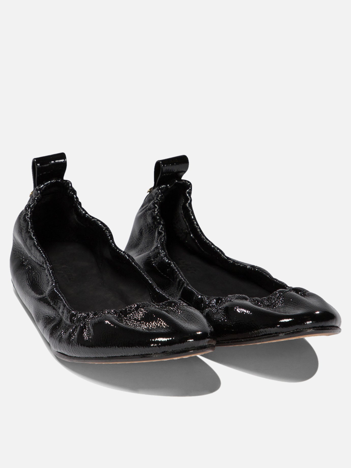 Patent leather ballet flats