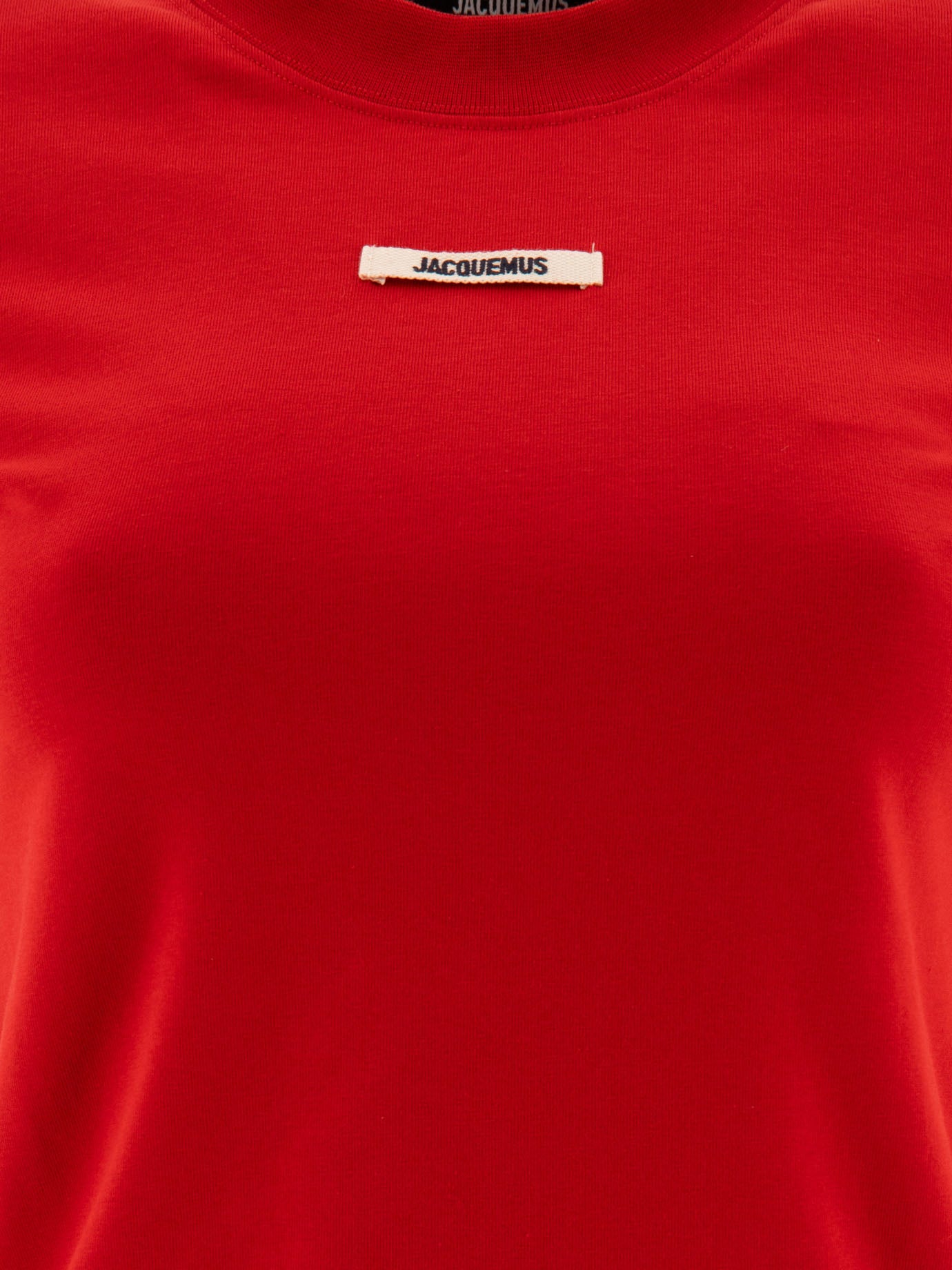 Jacquemus "Le t-shirt Gros Grain" t-shirt Red