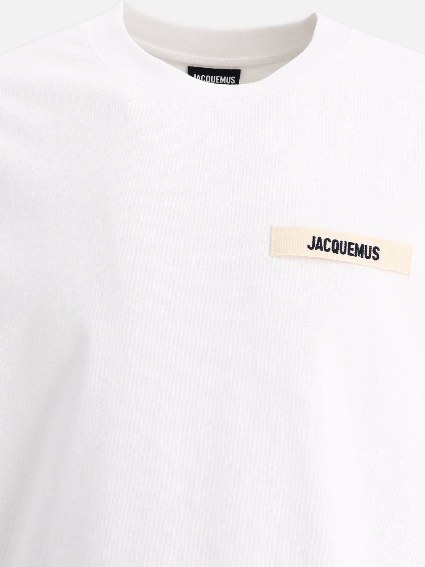 Crewneck t-shirts Solid colour  White - Jacquemus Men | PDP | VIETTI Online Store | Zoom-Modal_3
